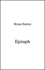 Epitaph SATB choral sheet music cover Thumbnail